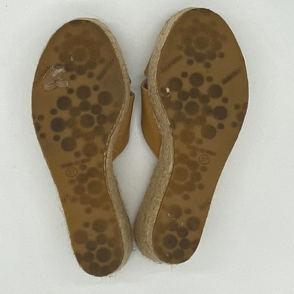 Jimmy Choo Nude Patent leather Paisley Wedge - 37/7 - Picture 8 of 8